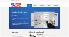 Desktop Screenshot of cleancap.se